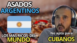 Cubano 🇨🇺 REACCIONA a ASADOS ARGENTINOS 🇦🇷 No apto para CUBANOS 😳 LocosXelAsadoOficial [upl. by Naoj795]