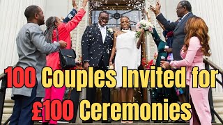 Old Marylebone Town Halls Grand Centenary Celebration 100 Couples Invited for £100 Ceremonies [upl. by Omolhs527]