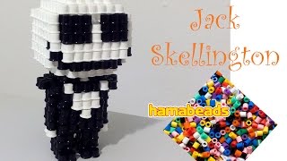 3D Hama Beads Jack Skellington The Nightmare Before Christmas assembly [upl. by Hecklau583]