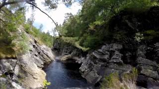 Gorge Walking The Meig Dam  RossShire [upl. by Yzus700]