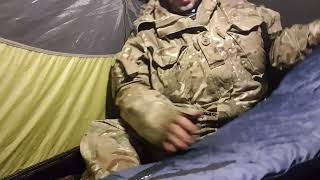 First time inflating the OEX Traverse 5 Sleeping Mat In the tent 22nd March 2023 [upl. by Neros]