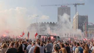 Warsaw Uprising Memorial Day  Godzina W Warszawa 01082018r [upl. by Ritchie610]