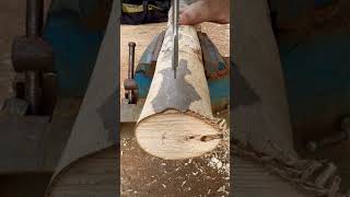 Woodworking hole saw shots viralvideo reels facebook [upl. by Idna]