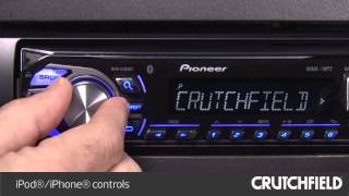 Pioneer MVHX360BT Display and Controls Demo  Crutchfield Video [upl. by Anaicul479]