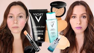 MAQUILLAJE ALTA COBERTURA  VICHY DERMABLEND  ACNE MANCHAS Y CICATRICES [upl. by Truman]