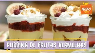 Bolo de pote de frutas vermelhas  Que Seja Doce  Receitas Geladas [upl. by Eidod70]