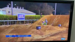 Travis Pastrana backflips during straight rhythm [upl. by Enenaej364]