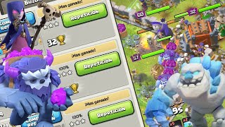 EL MEJOR EJÉRCITO DE TH 12  EJÉRCITO DE SPAM DE YETIS Y BRUJAS 🌟😎 CLASH OF CLAN S [upl. by Tekcirk]