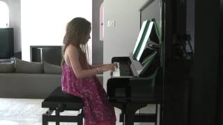 Beethoven  La Lettre à Elise piano  Stella 7 ans [upl. by Sudnor227]