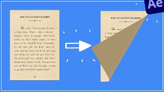 Page Turn Animation in After Effects Tutorials [upl. by Anav]