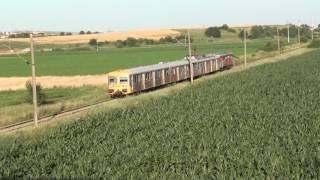 Tren R5739 Suceava  Cacica cu rabla 581009 si sicriul 944  30062016 [upl. by Aitnuahs]