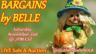 Sale Auction  BARGAINS BY BELLE  Come shop chat amp bid from the comfort of home [upl. by Yeltneb163]