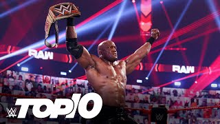 Bobby Lashley’s greatest wins WWE Top 10 March 3 2021 [upl. by Eesdnil]