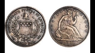 The Incredible Value of The 1861 Confederate Half Dollar [upl. by Zoi]