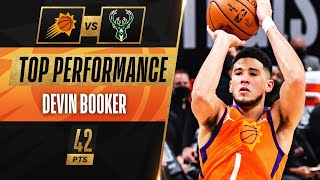 Devin Booker BREAKS RECORD for MOST POINTS SCORED in 1st Playoffs [upl. by Ayatal]