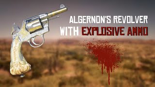 Red Dead Redemption 2  Algernons Revolver with explosive ammo [upl. by Nya]