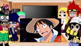 Past dressrosa arc characters react to future luffy  Compilation  one piece  Luffy [upl. by Aidam483]