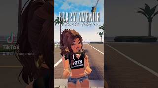 recommended roblox berryave tutorial mobile rp realistic berryavenueoutfits [upl. by Bald747]