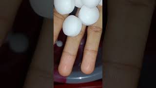 Mothball playing ⚪🤤 mothball asmr satisfying naphthaleneballs [upl. by Ahseinar472]