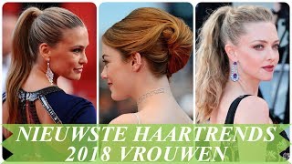 Nieuwste haartrends 2018 vrouwen [upl. by Dacia752]