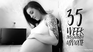 35 WEEK PREGNANCY UPDATE  AMY HARRIS [upl. by Genisia]