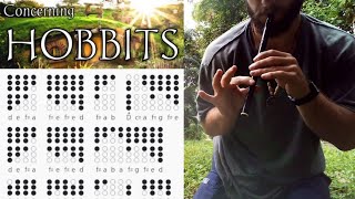 Tin Whistle Tabs for Lord of the Rings  Concerning Hobbits [upl. by Azaria864]