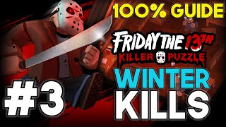 Friday The 13th Killer Puzzle 100 AchievementTrophy Guide 3 Winter Kills [upl. by Ogata936]