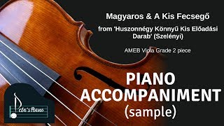 Magyaros amp A Kis Fecsegő Szelényi  Piano Accompaniment sample [upl. by Hochman]