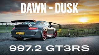 Dawn till Dusk  Porsche 9972 GT3RS driven  NO talk  Exhaust sound [upl. by Aidole]