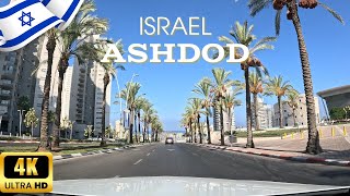 4K Scenic Drive Virtual Road Trip through Ashdod  POV Experience🎥 [upl. by Rufina611]