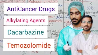 AntiCancer Drugs  Alkylating Agents  Dacarbazine  Temozolomide [upl. by Ennej]