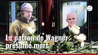 Evguéni Prigojine le patron de Wagner présumé mort dans un crash aérien [upl. by Pinckney]