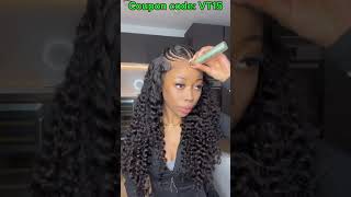 PREBRAIDED Lace Wig NO GLUE NO SPRAYS ELFIN HAIR Review [upl. by Norabel]