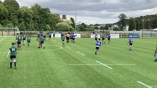 U15 boys rugby Hawick v Dunfermline preseason friendly [upl. by Laucsap]