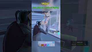 POV You play on a school laptop 💀 Fortnite fortniteclips martoz [upl. by Amiarom311]