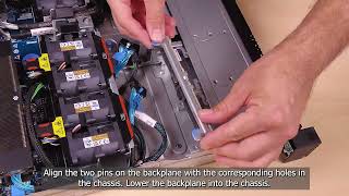 Lenovo ThinkSystem SR630 V4 installing a front 25inch drive backplane [upl. by Eiro772]