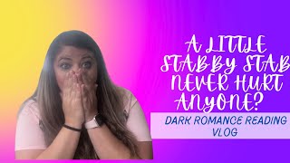 Dark Romance Reading Vlog [upl. by Anyzratak]