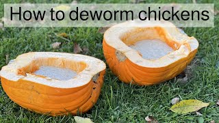 How to deworm chickens naturally  Quick and easy recipe [upl. by Enomal384]