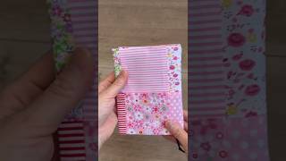 ハギレでブックカバーsewing easydiy easy ハンドメイド handmade sewingtutorial 縫製 ブックカバーソーイング [upl. by Shultz]