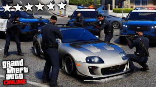 La POLICIA se LLEVA mi SUPRA MODIFICADO y lo RECUPERO 😈 GTA5 RP [upl. by Adnic]