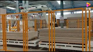 Robot Palletizer CP180L 4 Axis Robotic Arm For Palletizing As Palletizing Robot [upl. by Ahsinawt]