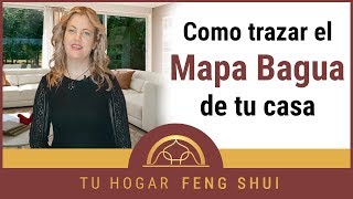 👉Como TRAZAR el MAPA BAGUA de una casa con FENG SHUI [upl. by Nilyram]