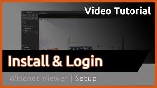 Wisenet Viewer Install and Login MAC OS [upl. by Eimac]