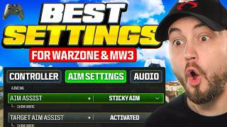 WARZONE Best Settings for SEASON 5 Graphics Audio amp Controller Settings [upl. by Ekusuy838]