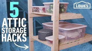 How to Organize Your Attic  5 Easy Storage Ideas [upl. by Ziwot601]