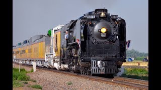 UNION PACIFIC 844 Steam Train [upl. by Meekahs158]