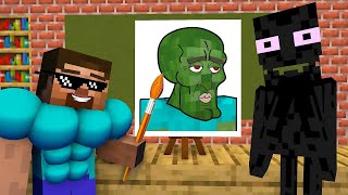 DRAWING CHALLENGE 7  Minecraft Animation [upl. by Hoxie315]