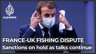 FranceUK fishing row Paris delays sanctions as talks continue [upl. by Akkin]