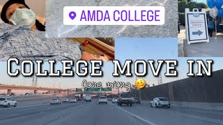 COLLEGE MOVE IN VLOG  AMDA COLLEGE  GONE WRONG [upl. by Luapsemaj754]