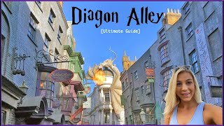 Diagon Alley Universal Studios ULTIMATE GUIDE  Full Tour amp Escape from Gringotts  Harry Potter [upl. by Leahcin]